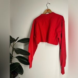 CROPPED VINTAGE CHAMPION HOODIE